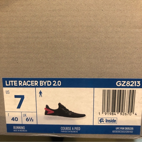 Adidas Lite Racer Size 7 - Picture 7 of 7